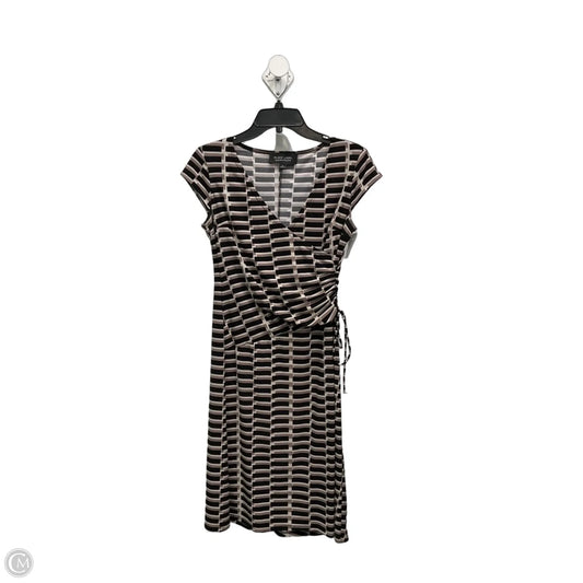 Dress Casual Midi By Black Label In Black & Brown, Size: S