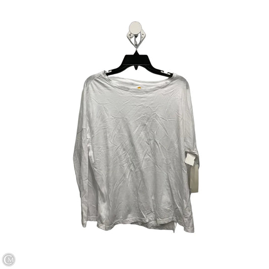 Top Long Sleeve By C And C In White, Size: Xs