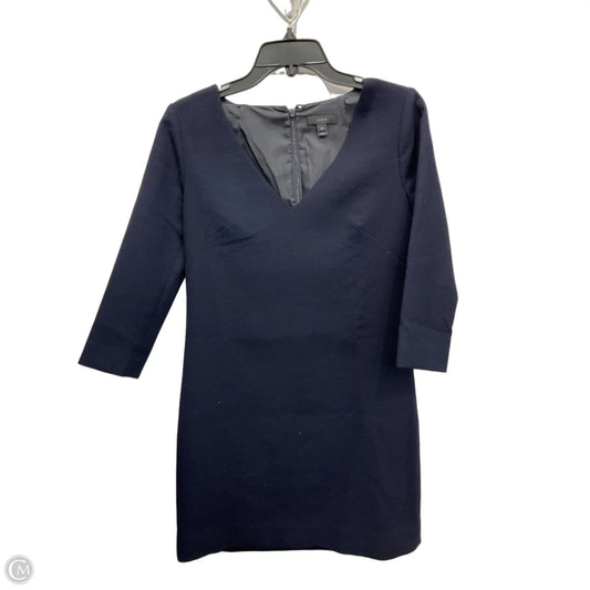Dress Casual Midi By J. Crew In Navy, Size: Xs