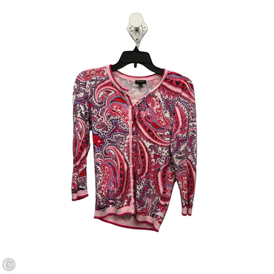 Cardigan By Talbots In Pink, Size: Xs
