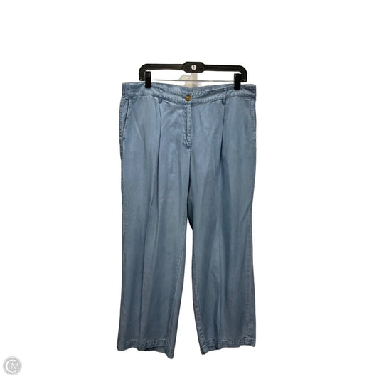 Jeans Wide Leg By J. Jill In Blue, Size: 14p