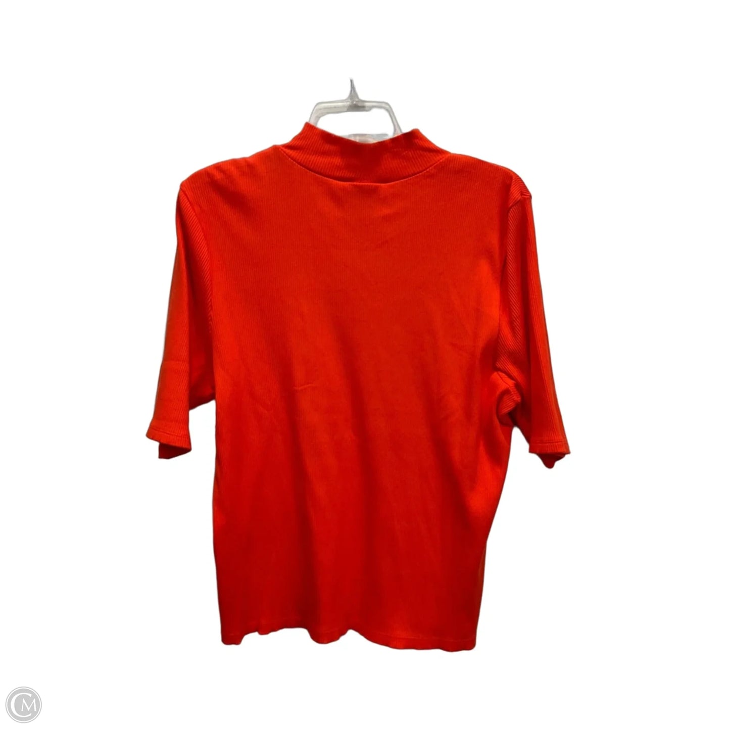 Top Short Sleeve Basic By On 34th In Orange, Size: Xl
