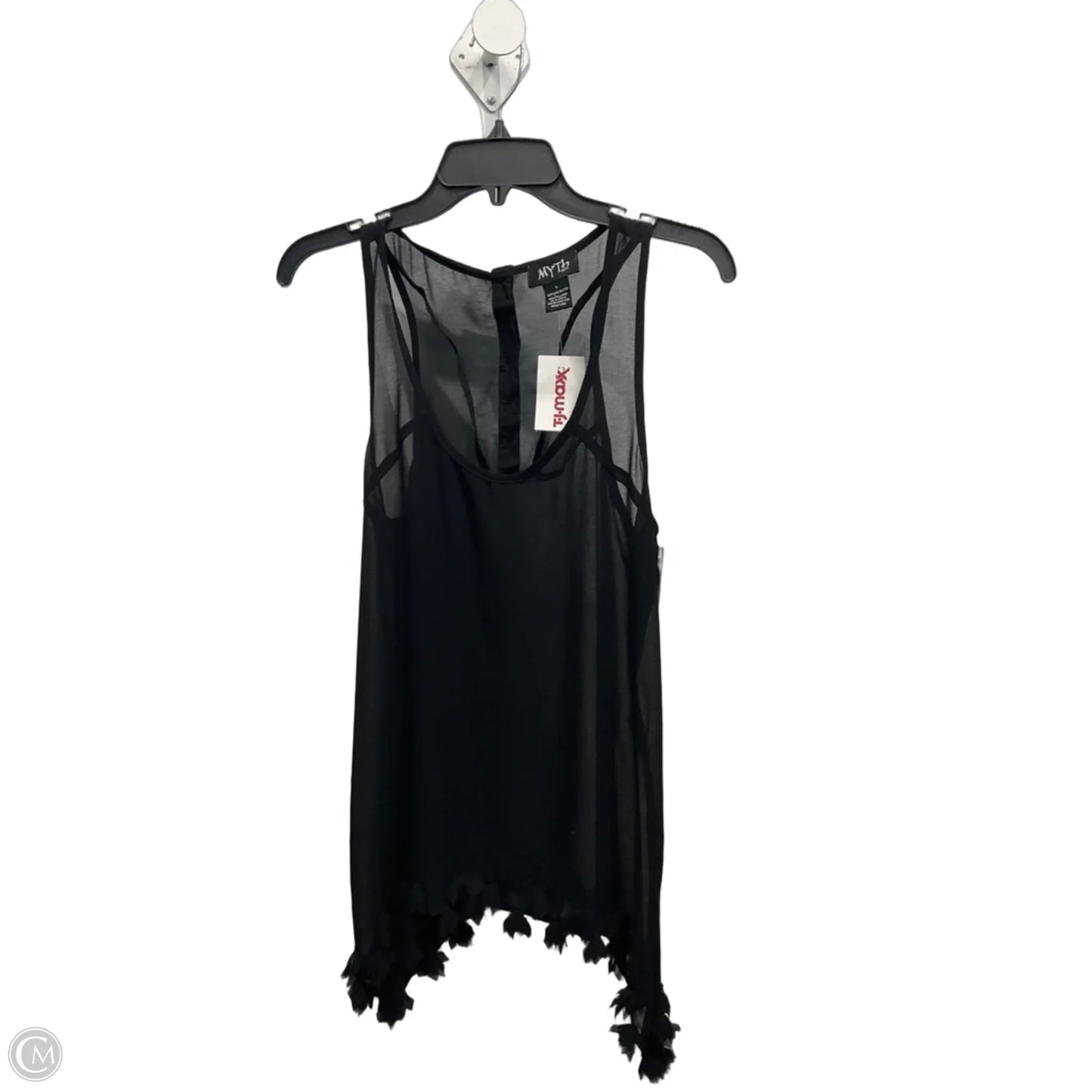 Top Sleeveless Basic By Clothes Mentor In Black, Size: L