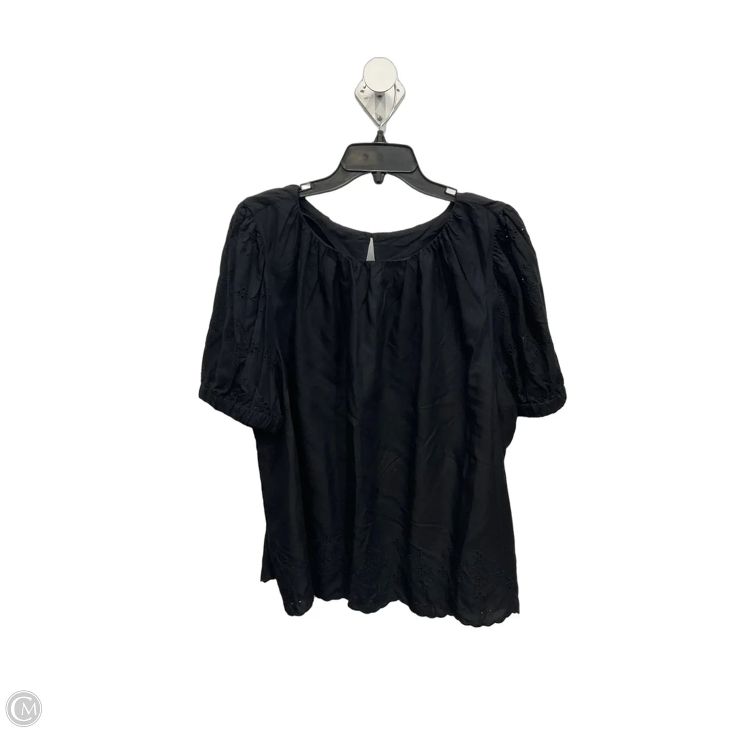 Top Short Sleeve Basic By Old Navy In Black, Size: Xl