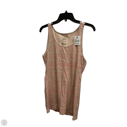 Top Sleeveless By Sonoma In Multi-colored, Size: L