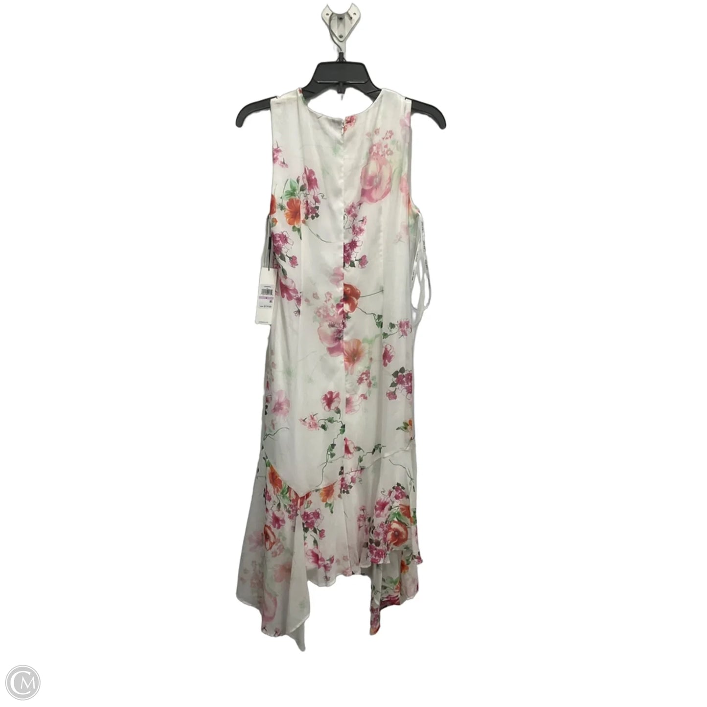 Dress Casual Midi By Calvin Klein In Floral Print, Size: 6