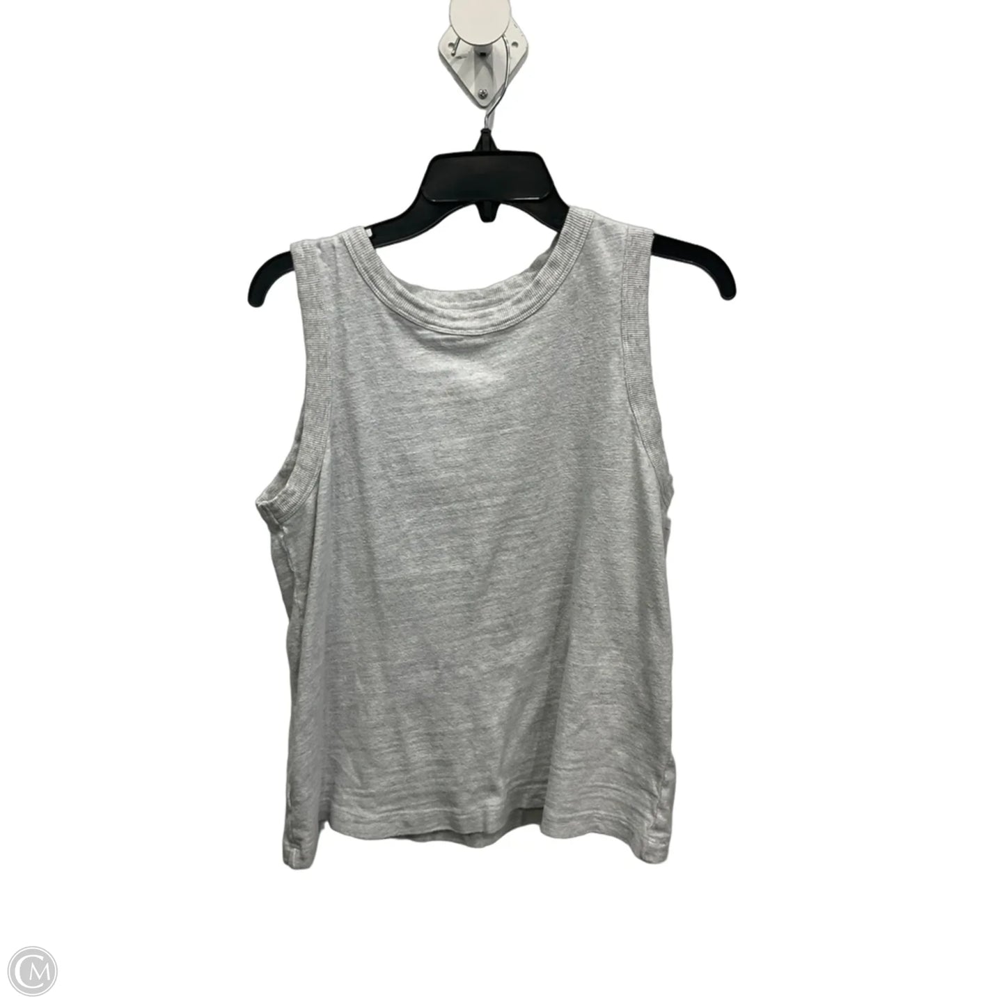 Top Sleeveless Basic By Loft In Grey, Size: M