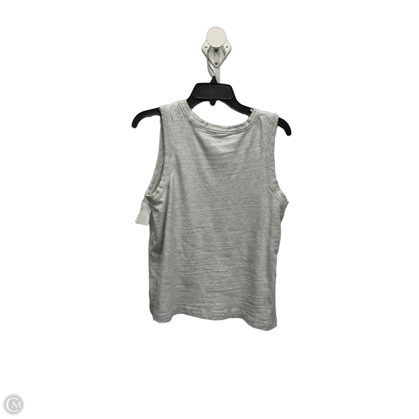 Top Sleeveless Basic By Loft In Grey, Size: M