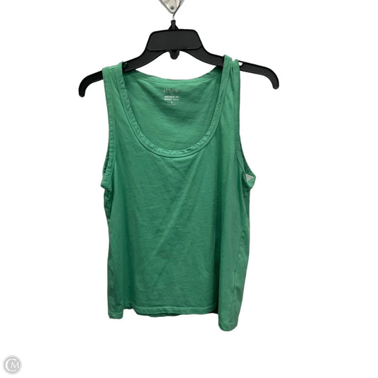 Top Sleeveless Basic By J. Crew In Green, Size: S