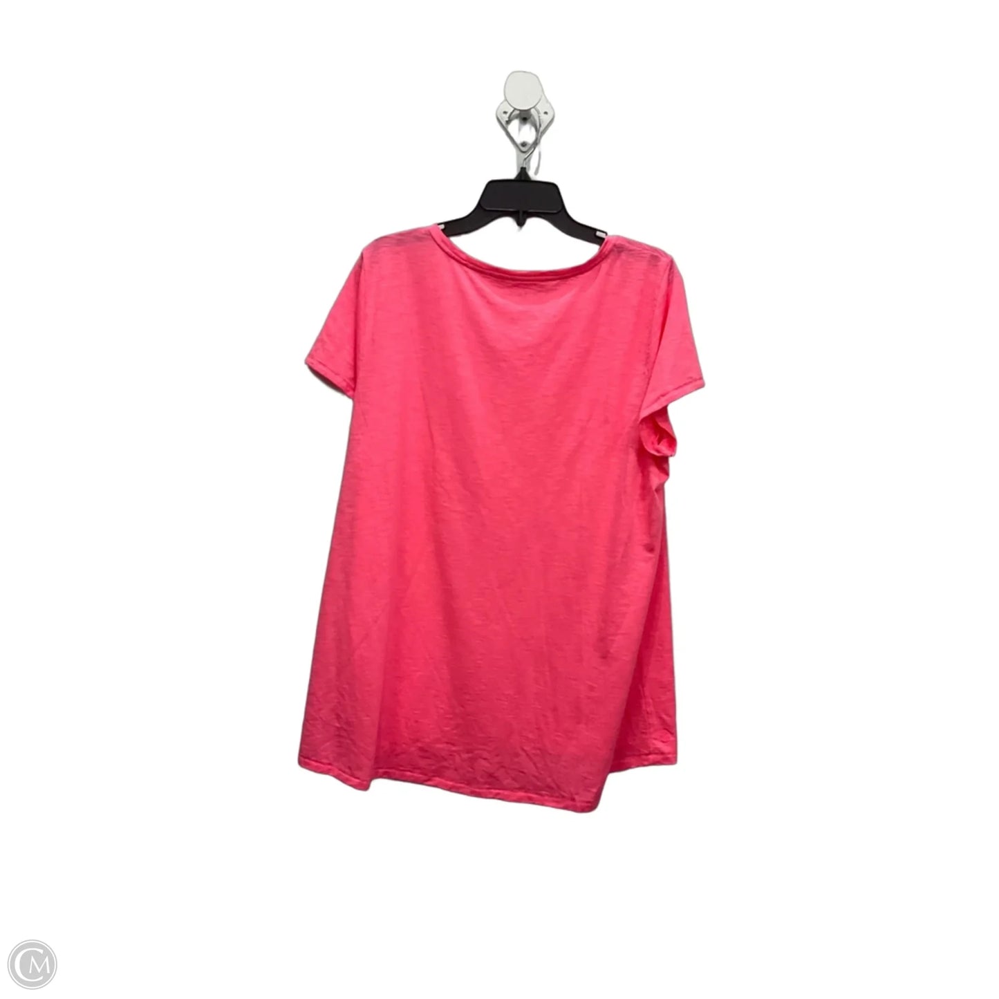 Top Short Sleeve Designer By Lilly Pulitzer In Pink, Size: Xxl