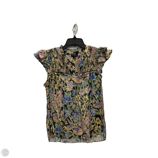 Top Short Sleeve By Current Air In Floral Print, Size: S