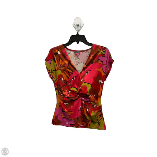 Top Short Sleeve By Vince Camuto In Multi-colored, Size: S