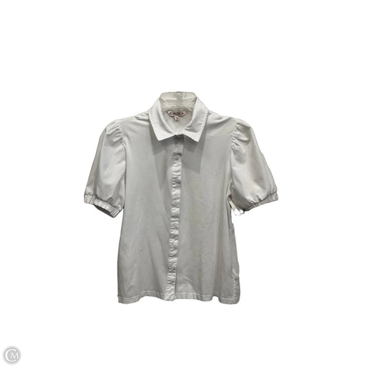 Top Short Sleeve Basic By Nanette Lepore In White, Size: S