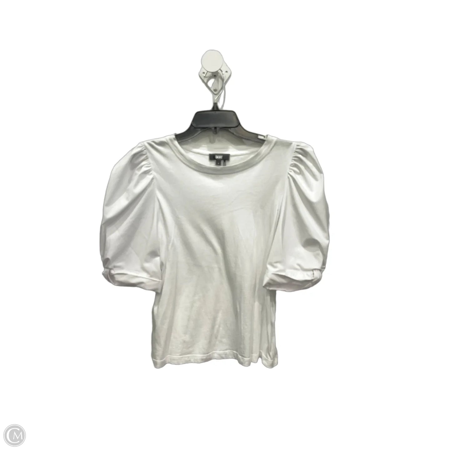 Top Short Sleeve Basic By Dkny In White, Size: S
