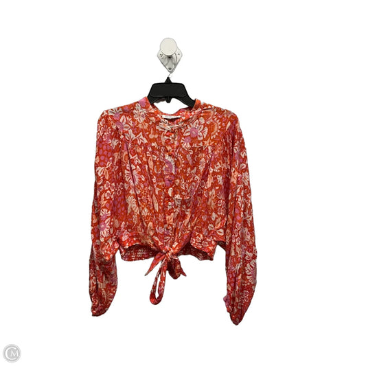 Blouse Long Sleeve By Rachel Zoe In Multi-colored, Size: Xl