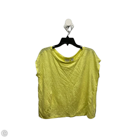 Top Sleeveless Basic By Rachel Zoe In Yellow, Size: S