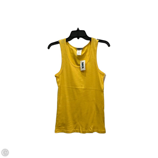 Top Sleeveless Basic By Clothes Mentor In Yellow, Size: L