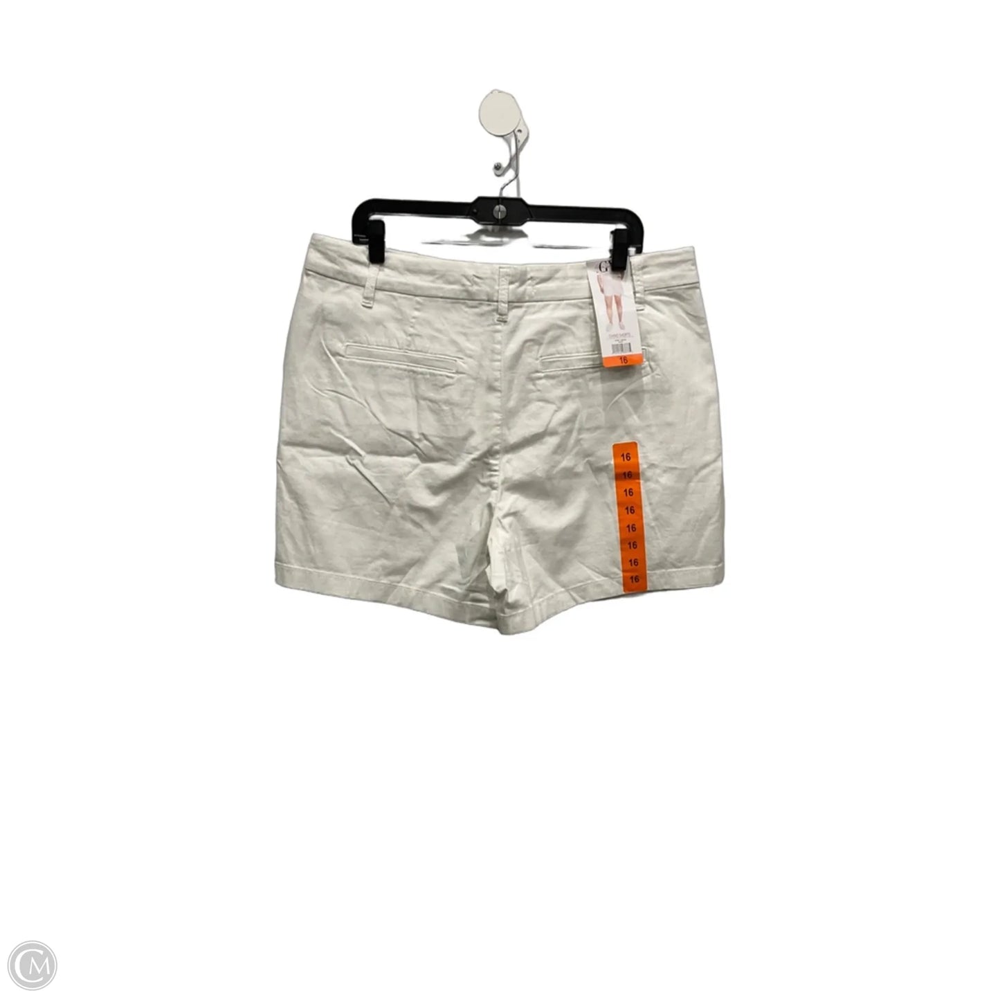 Shorts By Gloria Vanderbilt In White, Size: 16