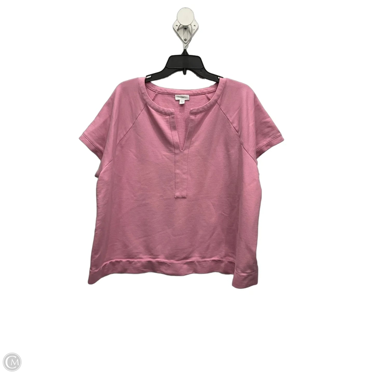 Top Short Sleeve Basic By J. Jill In Pink, Size: Xl