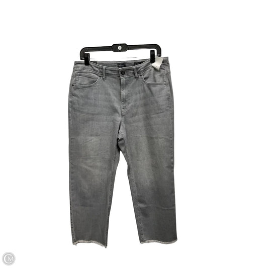 Jeans Cropped By J. Jill In Grey Denim, Size: 12
