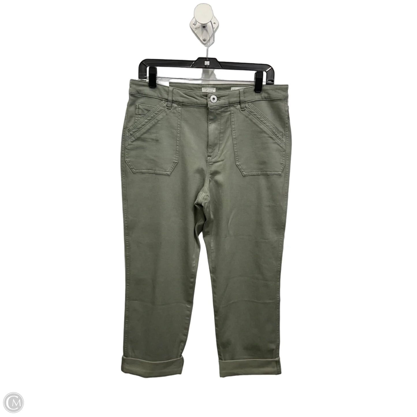 Pants Cropped By J. Jill In Green, Size: 12