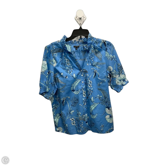 Top Short Sleeve By Talbots In Multi-colored, Size: L