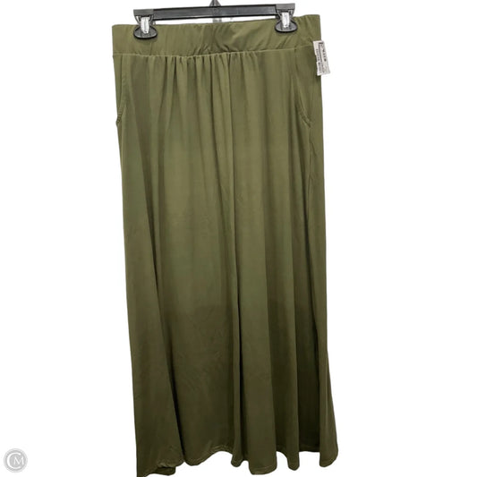 Skirt Maxi By White Mark In Grey, Size: Xl