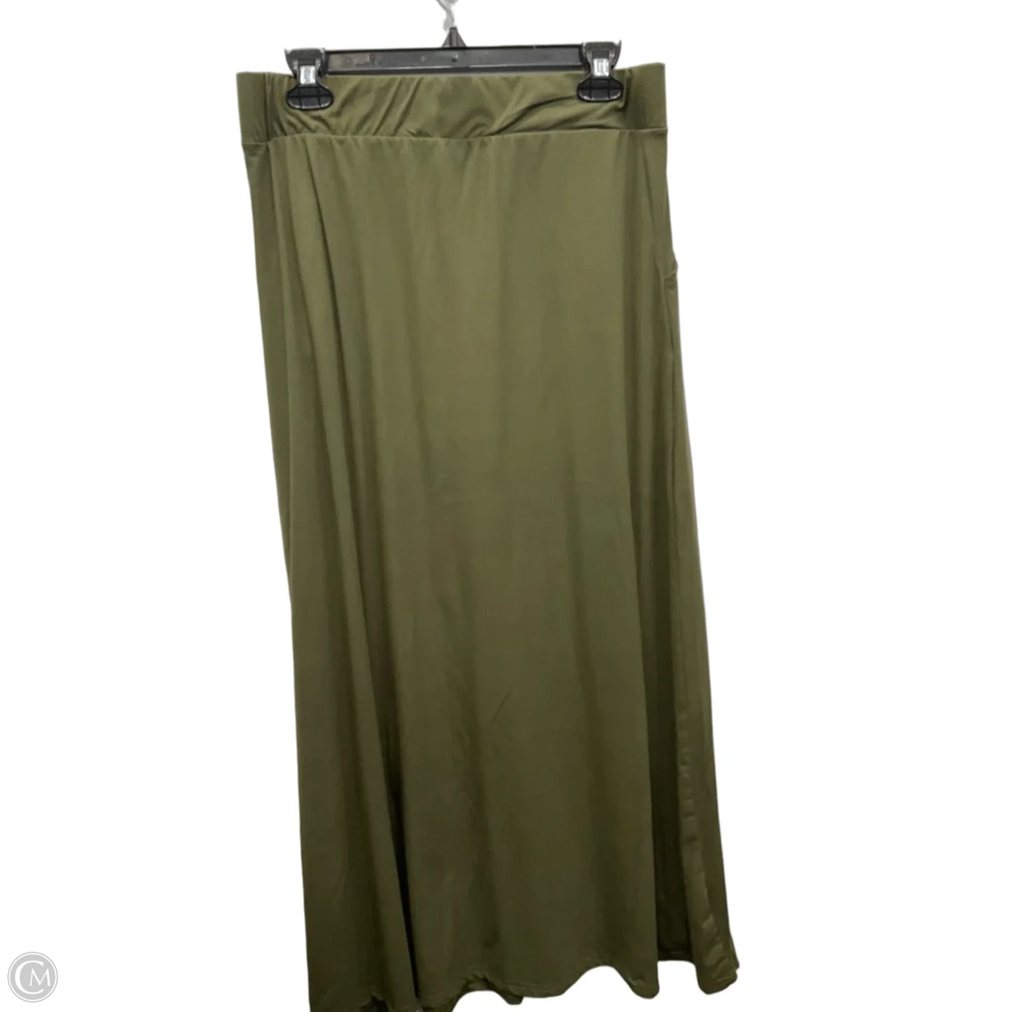 Skirt Maxi By White Mark In Grey, Size: Xl