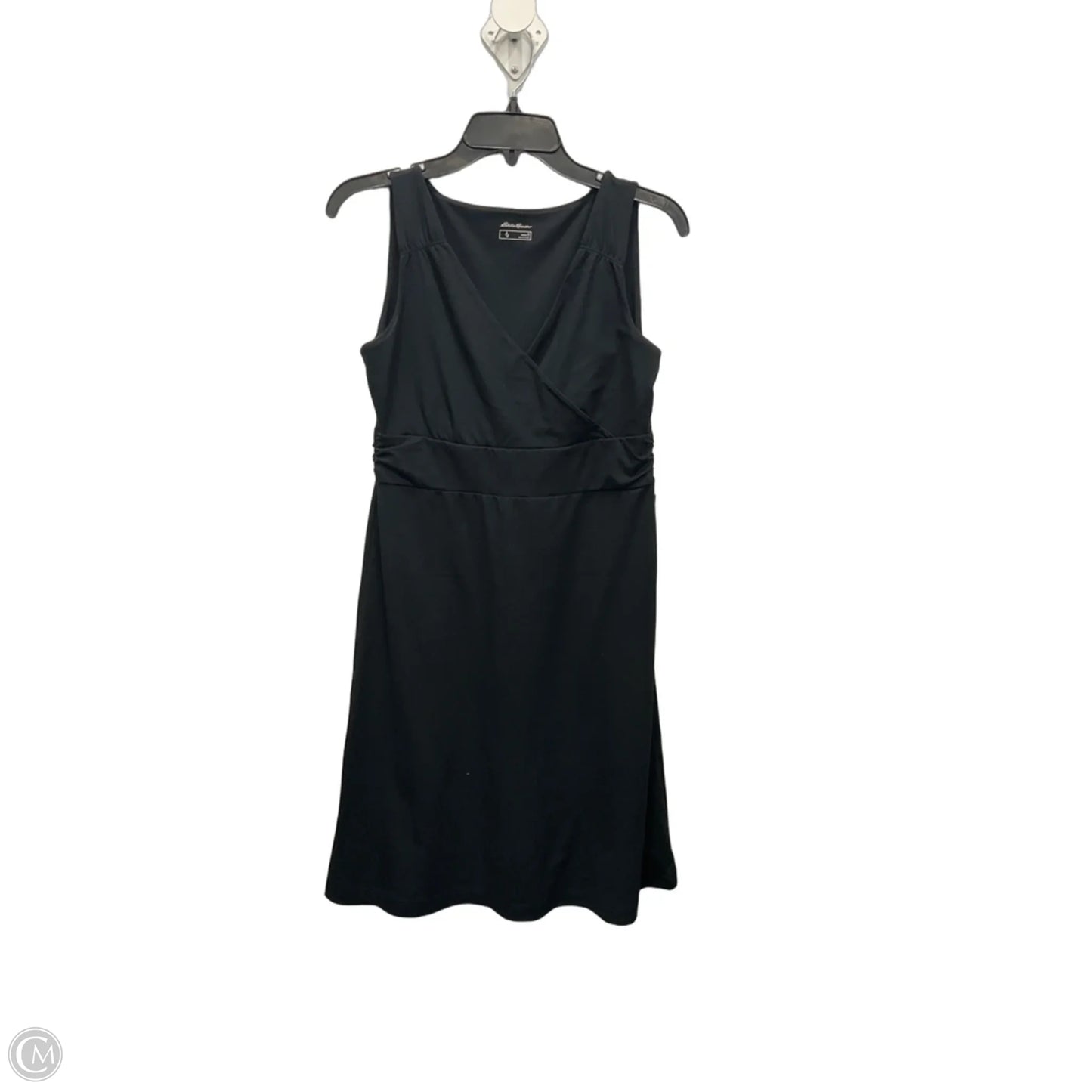 Dress Casual Midi By Eddie Bauer In Black, Size: S