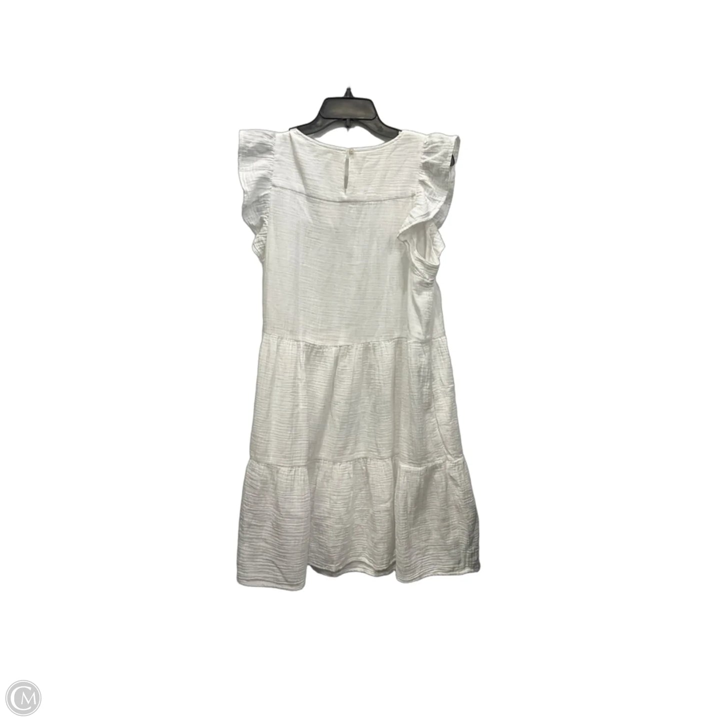 Dress Casual Midi By J. Crew In White, Size: M
