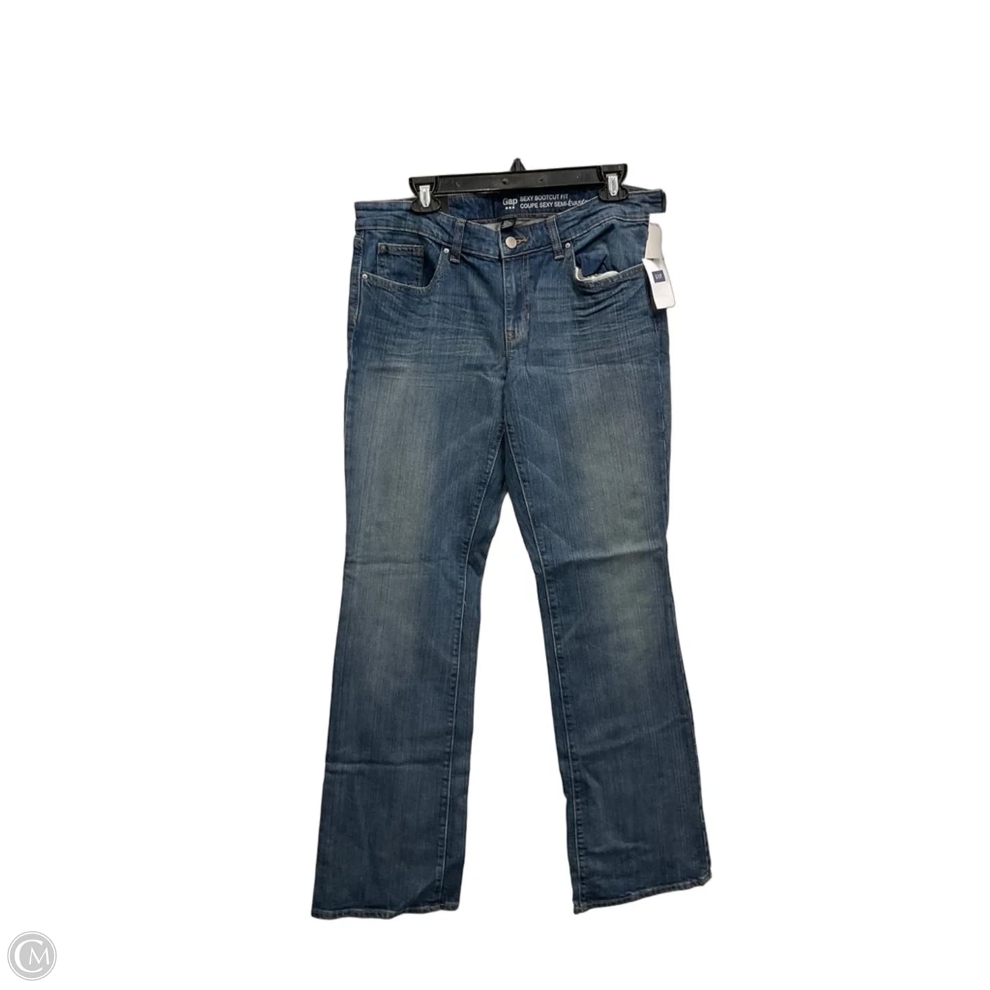 Jeans Boot Cut By Gap In Blue Denim, Size: 12