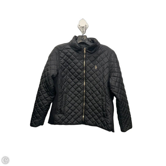 Coat Puffer & Quilted By Polo Ralph Lauren In Black, Size: L