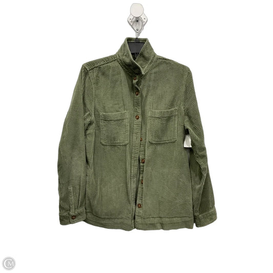 Blouse Long Sleeve By L.l. Bean In Green, Size: M