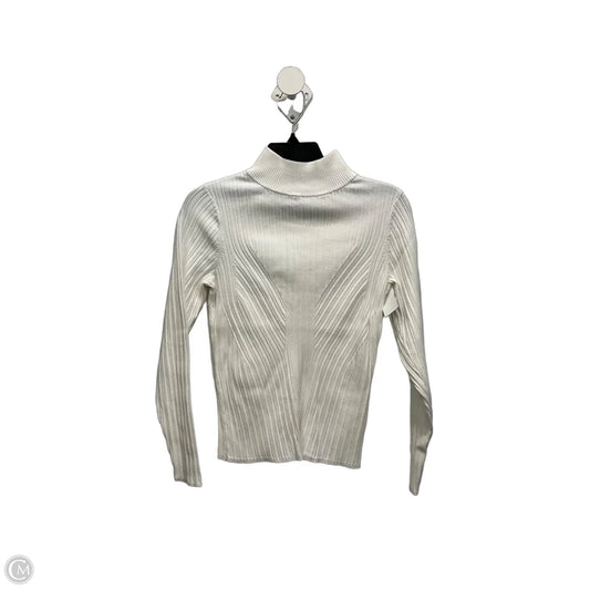 Top Long Sleeve Basic By White House Black Market In White, Size: S