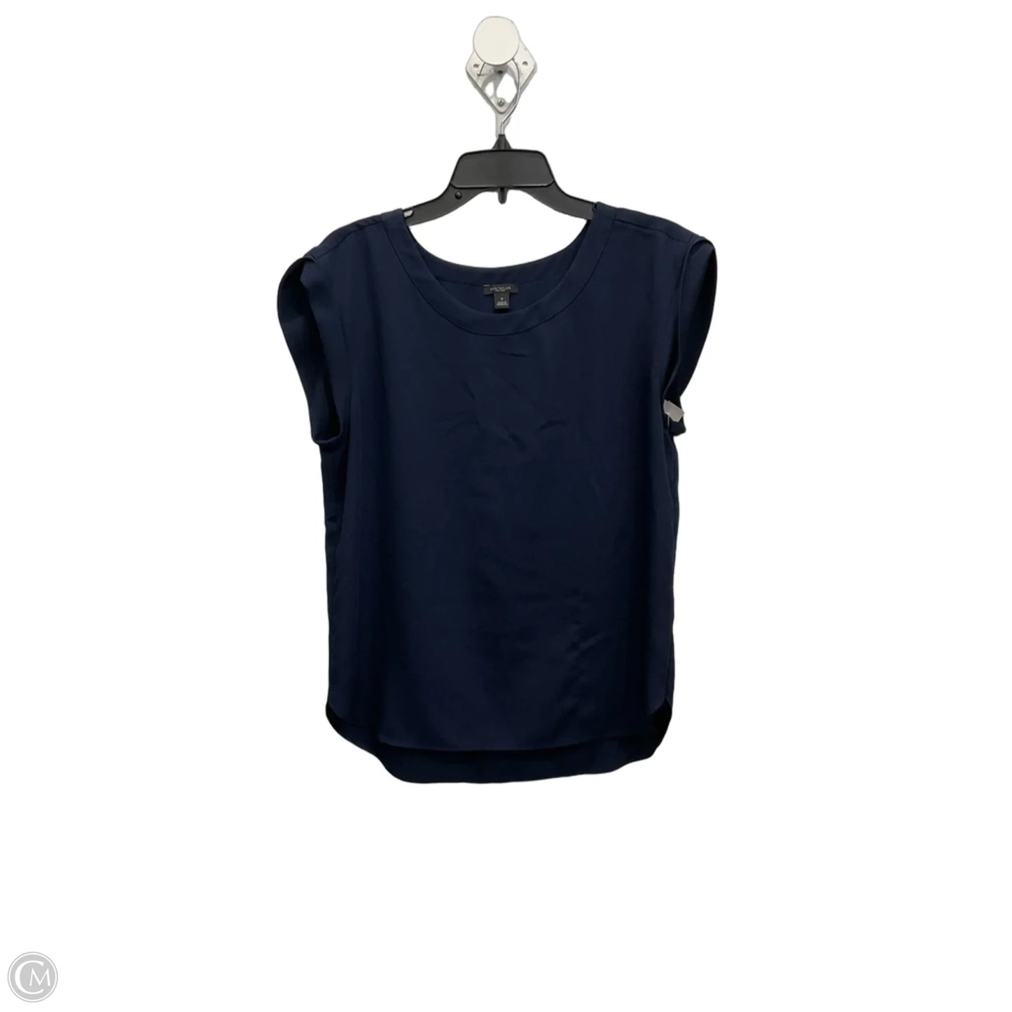 Top Sleeveless Basic By Ann Taylor In Navy, Size: M