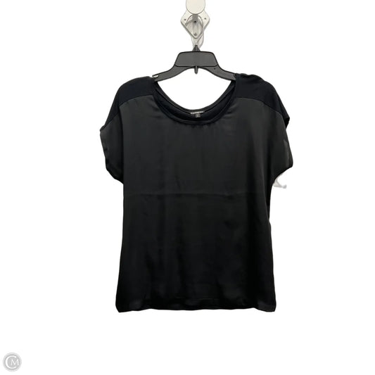 Top Short Sleeve By Express In Black, Size: S