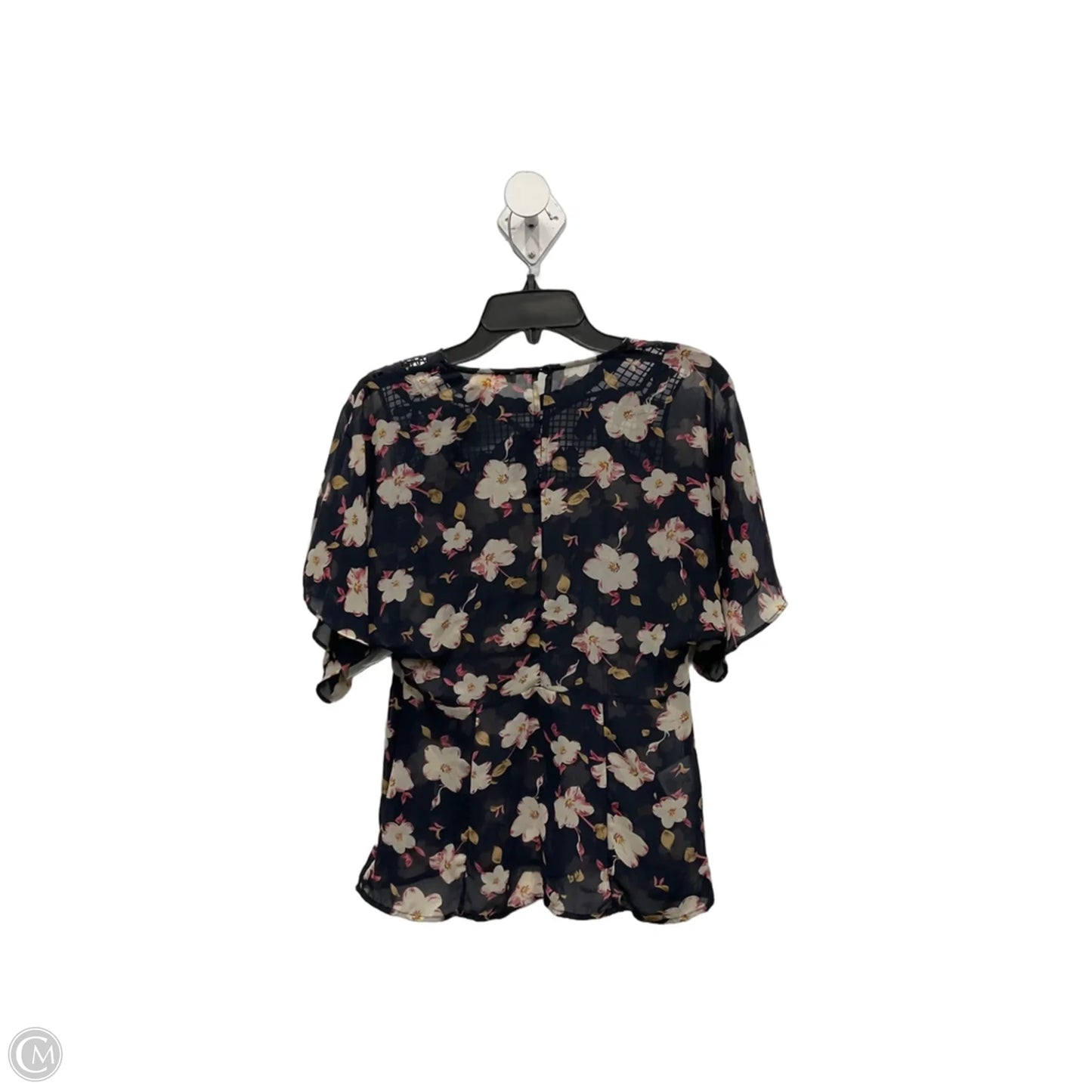 Top Short Sleeve By Meadow Rue In Floral Print, Size: Xs