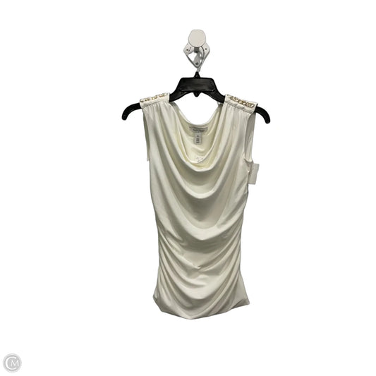 Top Sleeveless By White House Black Market In White, Size: Xs