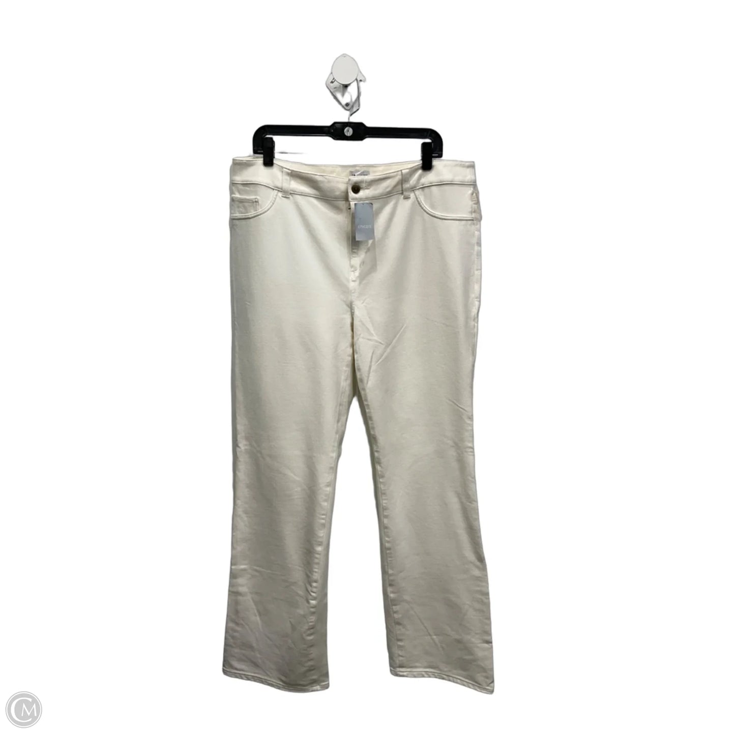 Pants Wide Leg By Zenergy By Chicos In White Denim, Size: 16