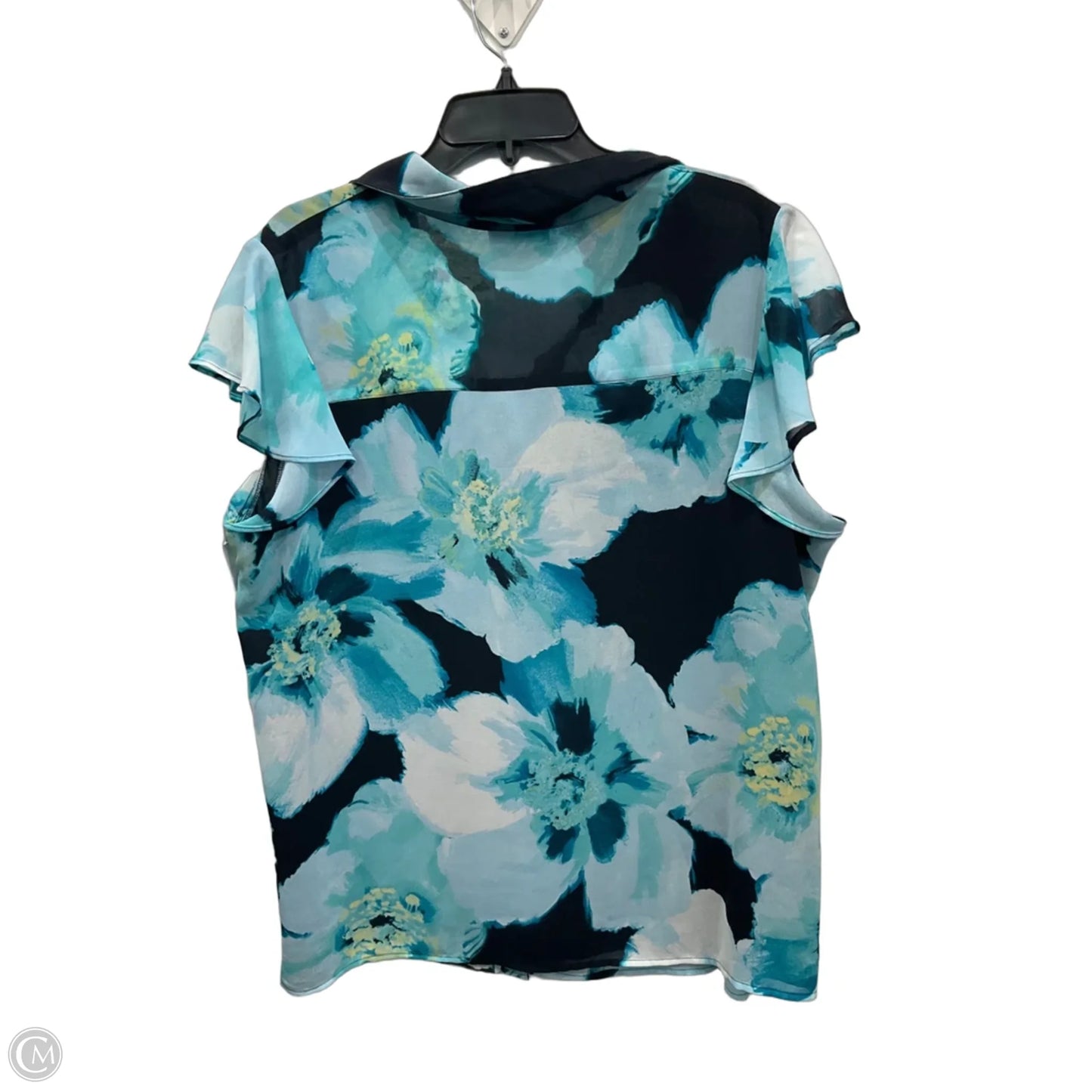 Top Sleeveless By Calvin Klein In Blue, Size: 1x