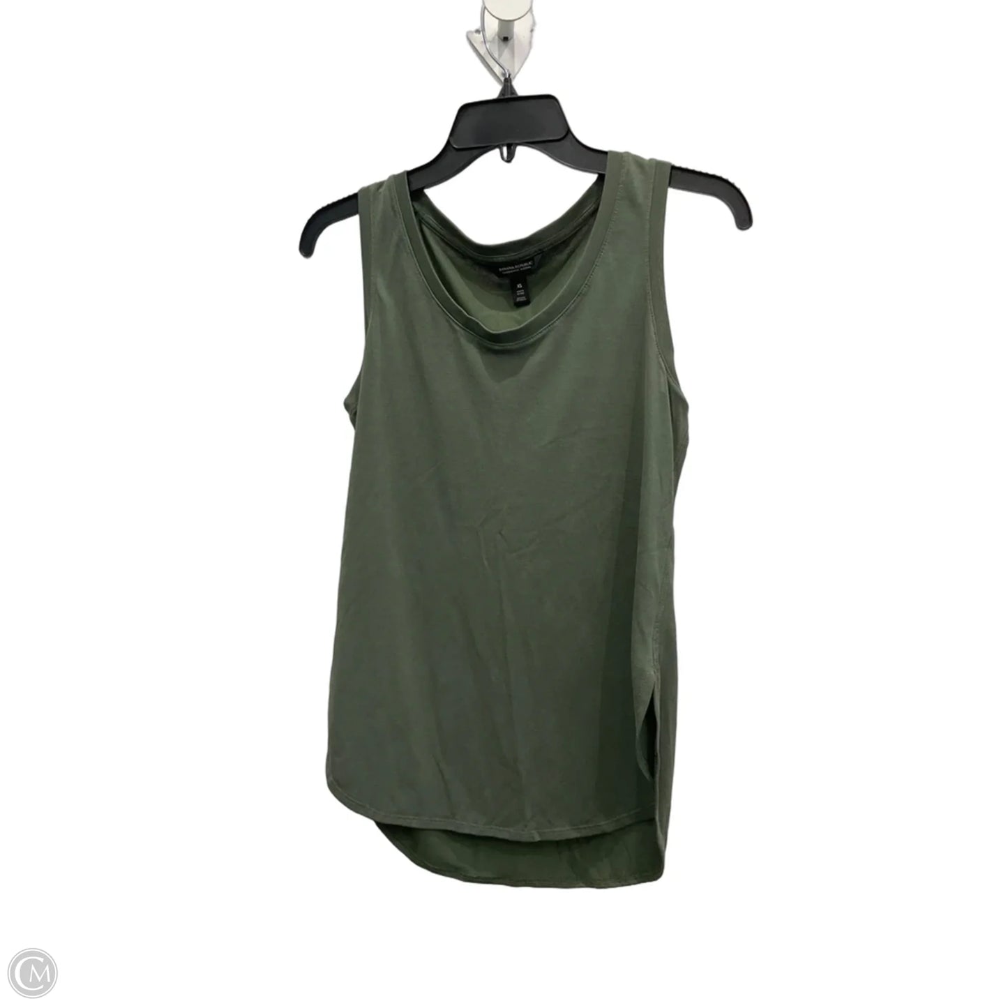 Top Sleeveless Basic By Banana Republic In Green, Size: Xs
