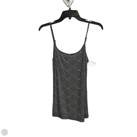 Top Sleeveless By Loft In Black & White, Size: S