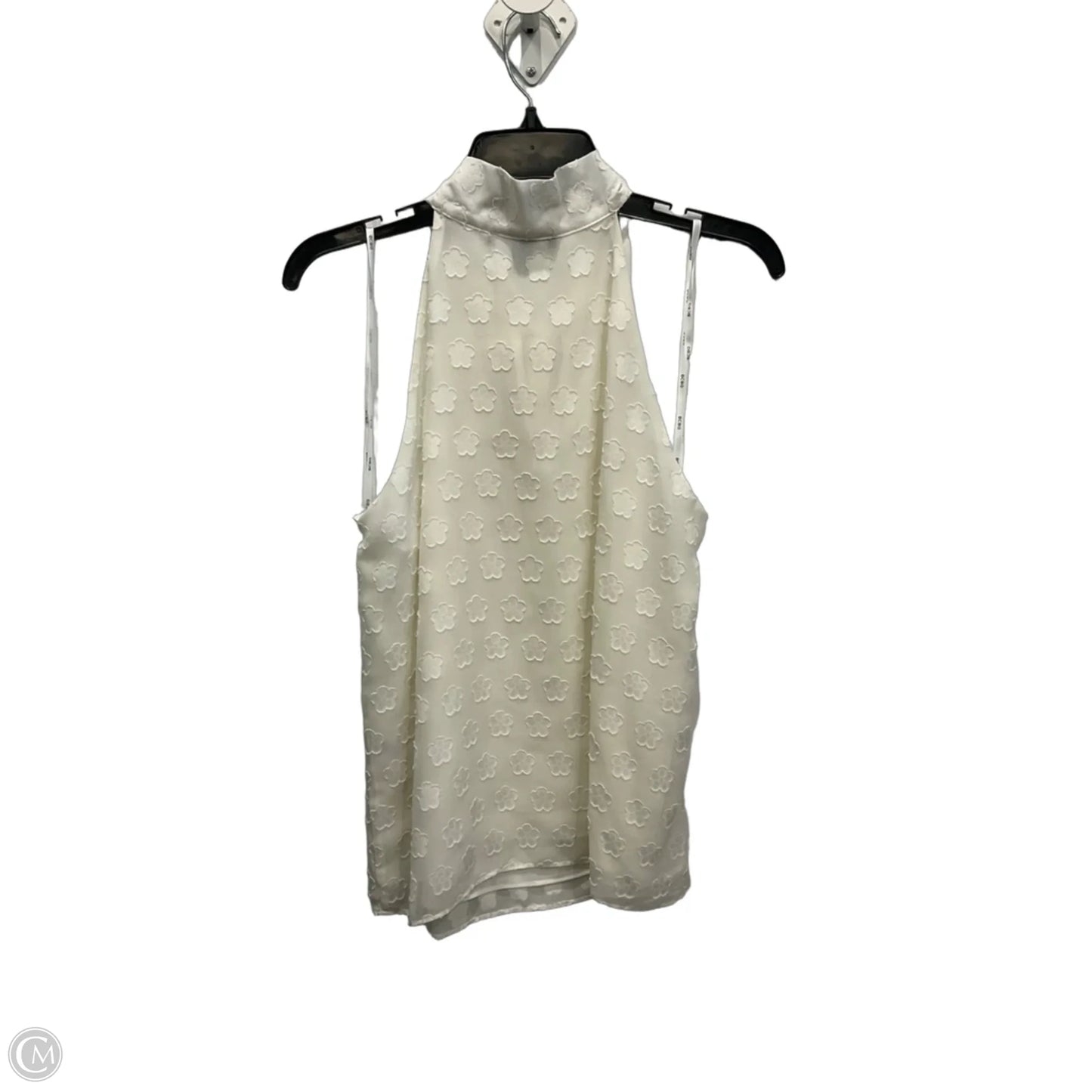 Top Sleeveless By Bcbg In Ivory, Size: M