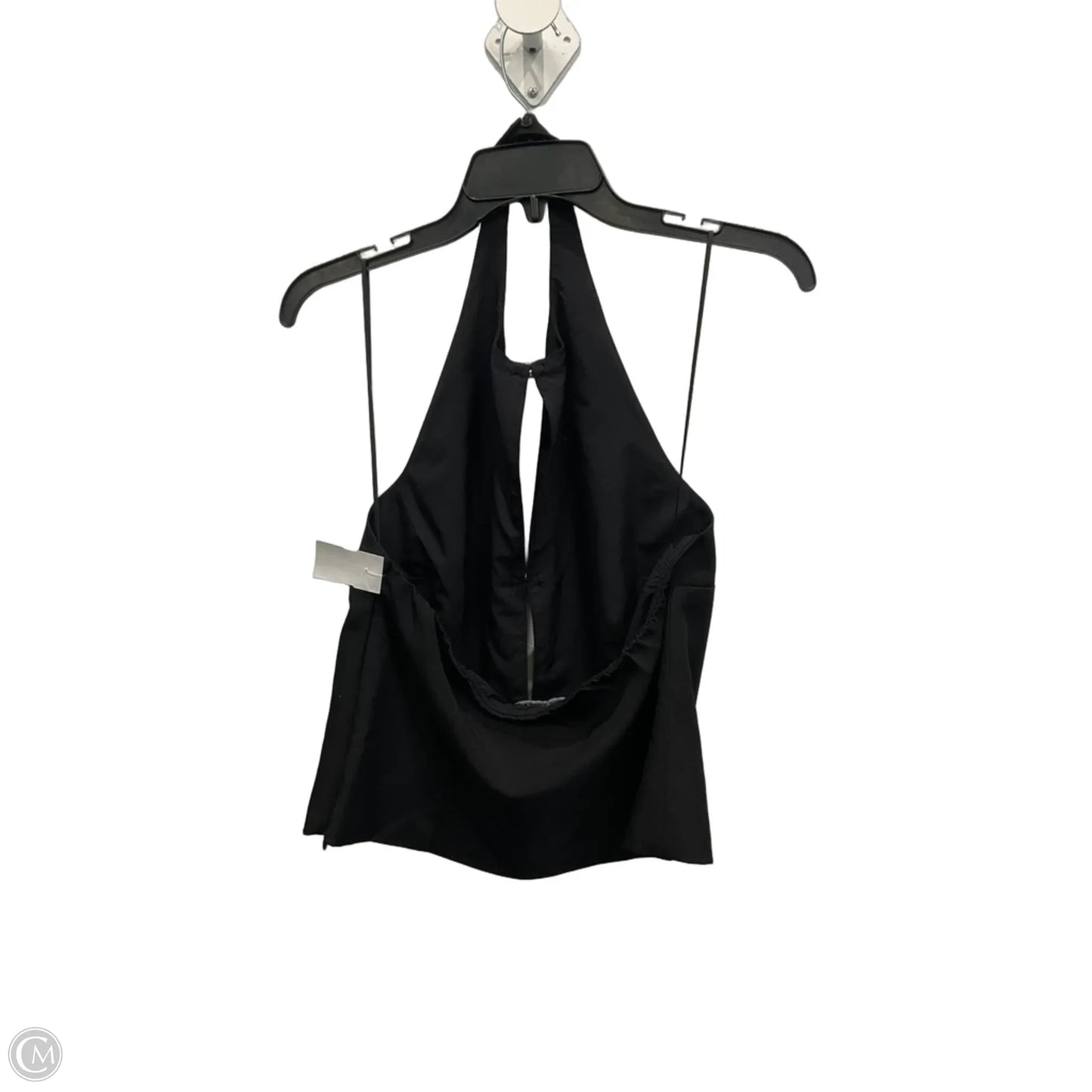 Top Sleeveless By Steve Madden In Black & Silver, Size: M