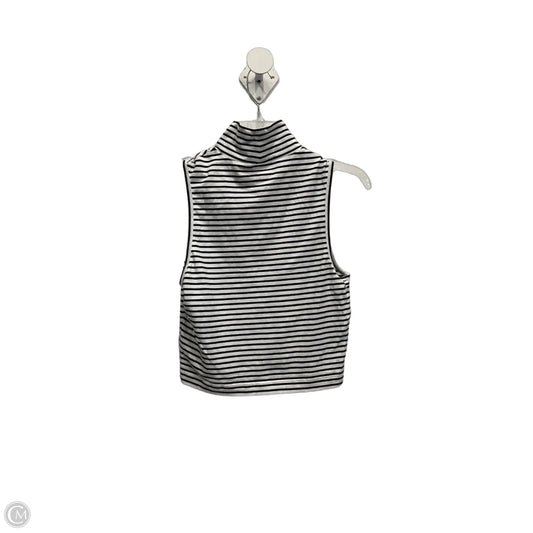 Top Sleeveless By Express In Striped Pattern, Size: M