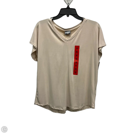 Top Short Sleeve By 32 Degrees In Tan, Size: M