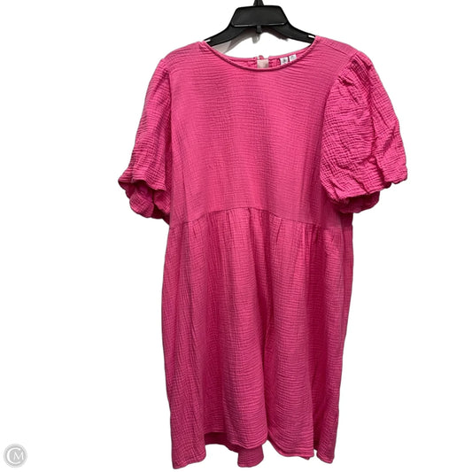 Dress Casual Short By Grace + Karma In Pink, Size: Xl