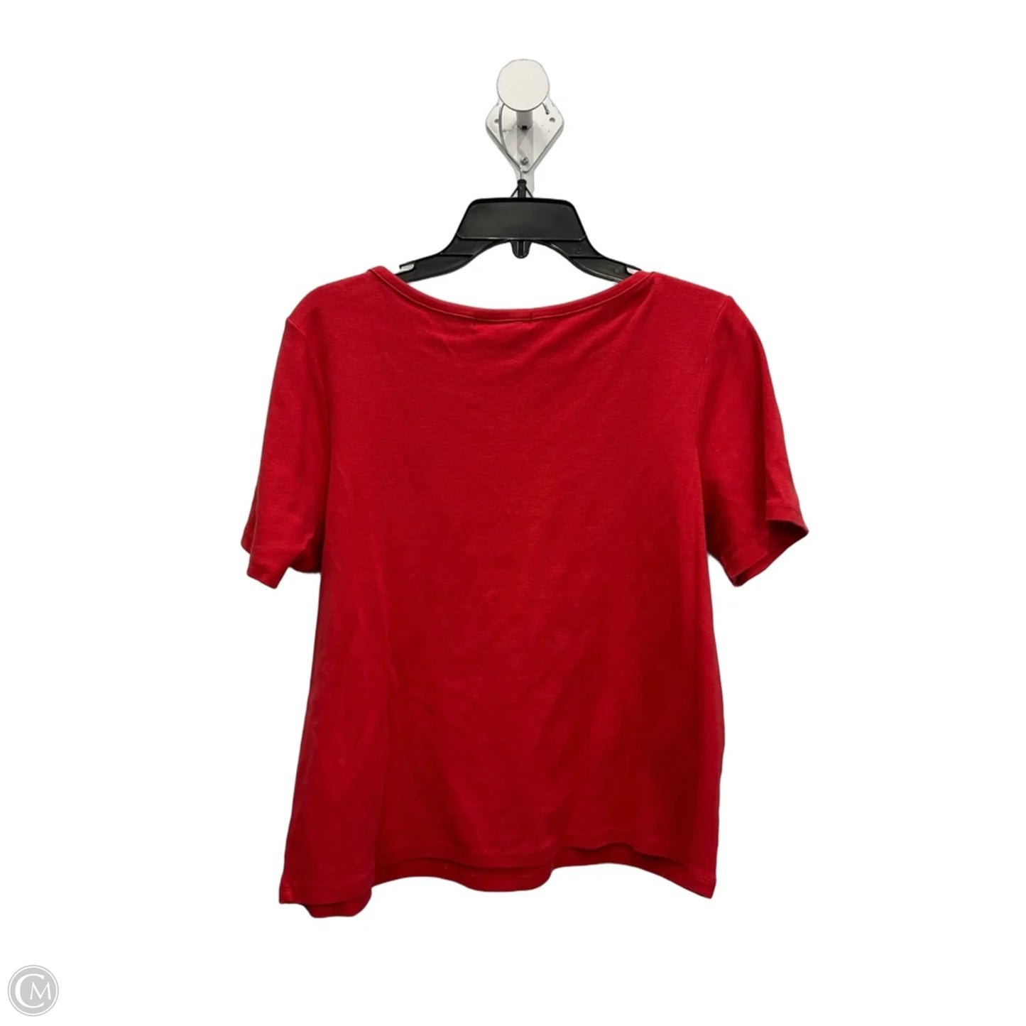 Top Short Sleeve By Lauren By Ralph Lauren In Red, Size: 1x