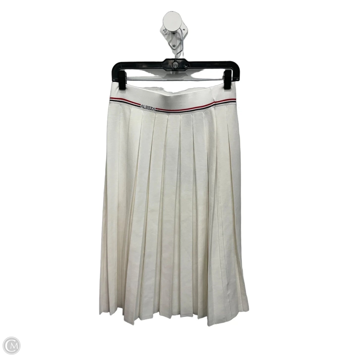 Skirt Midi By Clothes Mentor In White, Size: 8