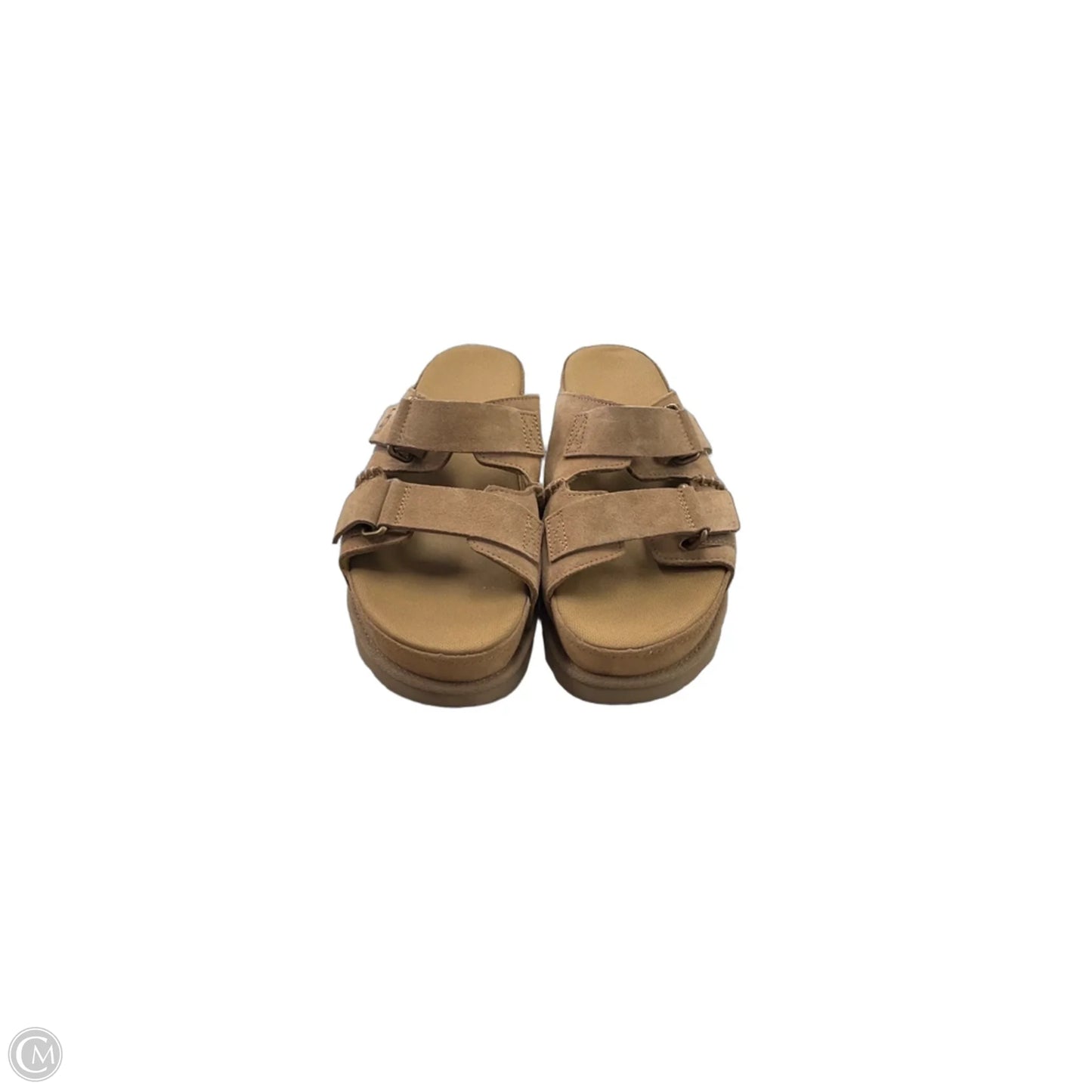 Sandals Designer By Ugg In Brown, Size: 8